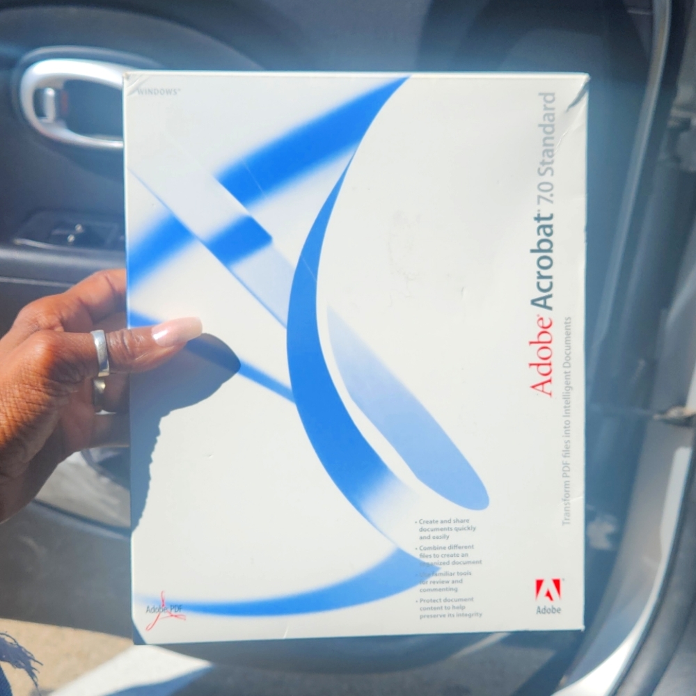 ADOBE ACROBAT 7.0 standard for windows w/ serial number EUC in original box